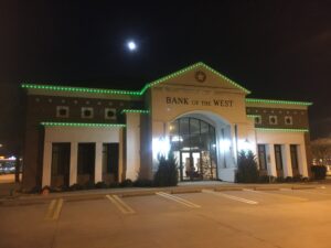 Bank of West Christmas Lights LED Project